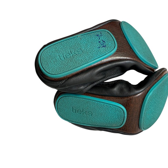 Tieks black leather flats shoes size 7 - Picture 5 of 7